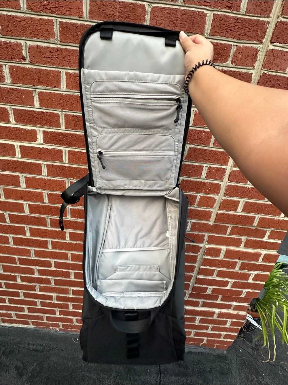 NWT Qualtrics Black Roll-Top 27L Adventure Pack